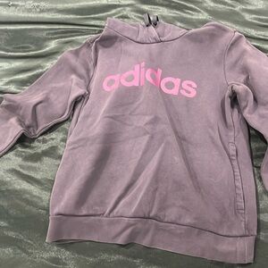 Purple Adidas hoodie medium